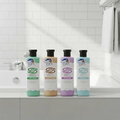 Sữa tắm SOS PRO 4 màu 4 công dụng chuyên biệt