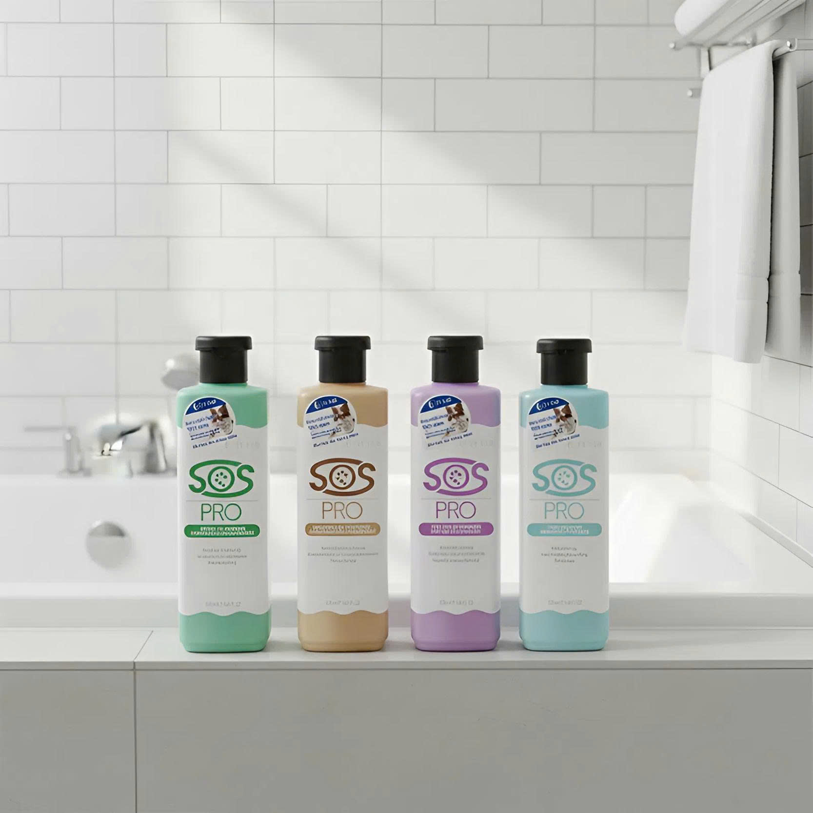 Sữa tắm SOS PRO 4 màu 4 công dụng chuyên biệt