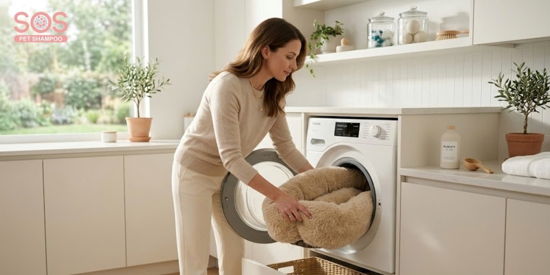 Vệ sinh môi trường sống là bước không thể thiếu để tránh mắc phải sai lầm khi chăm sóc da chó mèo.