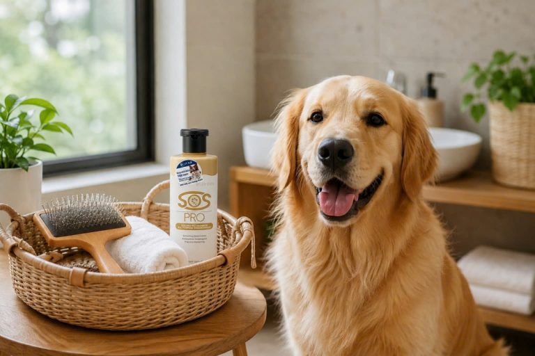 Quy hoạch góc grooming mini gọn gàng giúp thói quen chăm sóc chó mèo trở nên dễ dàng và nhanh chóng hơn.