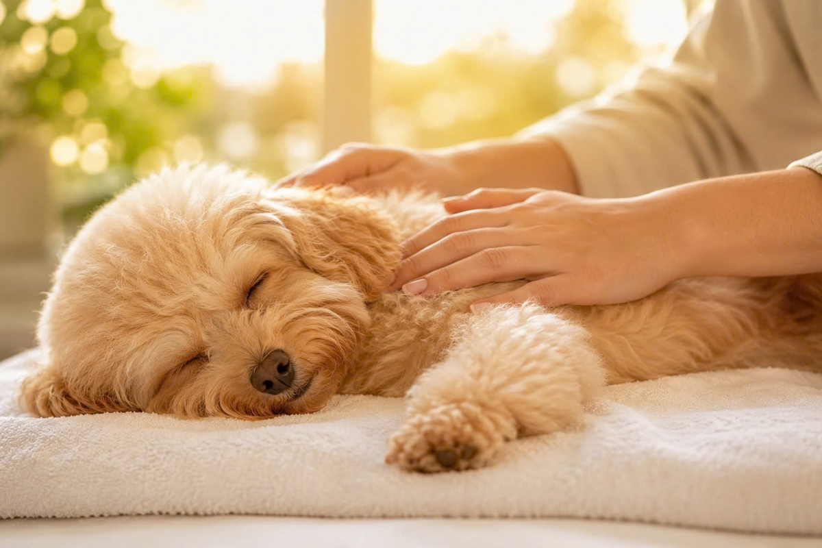 Trạng thái thư giãn tự nhiên và bộ lông tơi xốp của thú cưng khi được duy trì nhịp điệu grooming định kỳ.