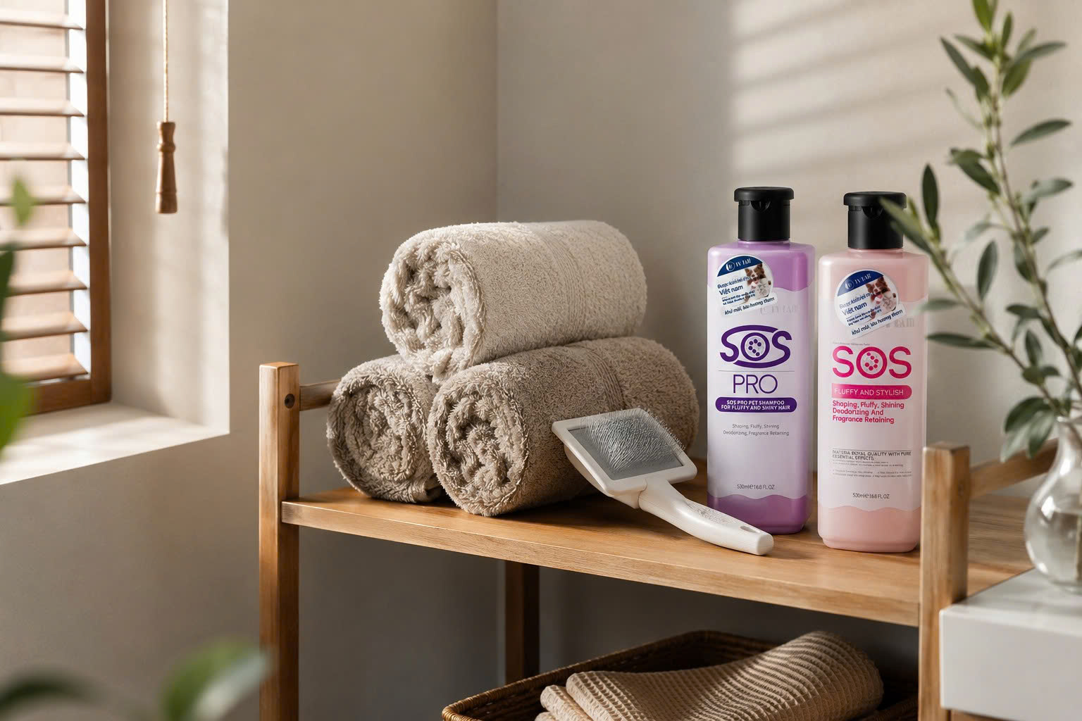 Thiết lập một góc grooming nhỏ tại nhà với các vật dụng cần thiết giúp việc chăm sóc trở nên chủ động và nhẹ nhàng hơn.