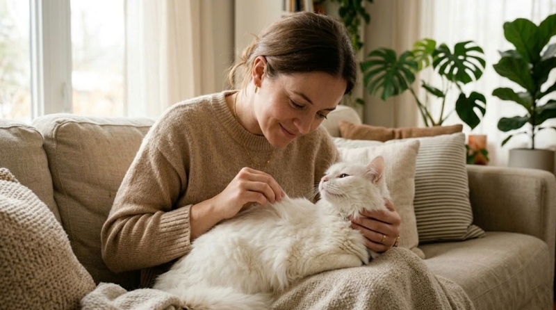 Quan sát bề mặt da là bước đầu tiên để phân biệt chó mèo bị nấm hay ghẻ.
